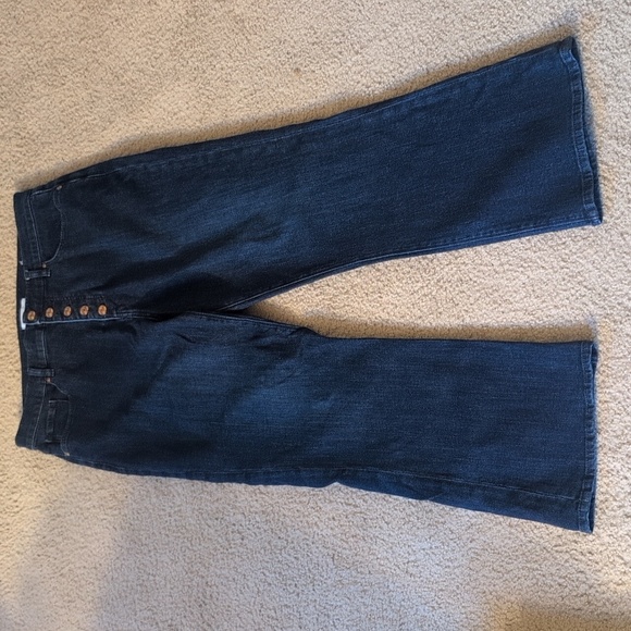 Loft Button Fly The Kick Crop Size 12/31 - Picture 4 of 7